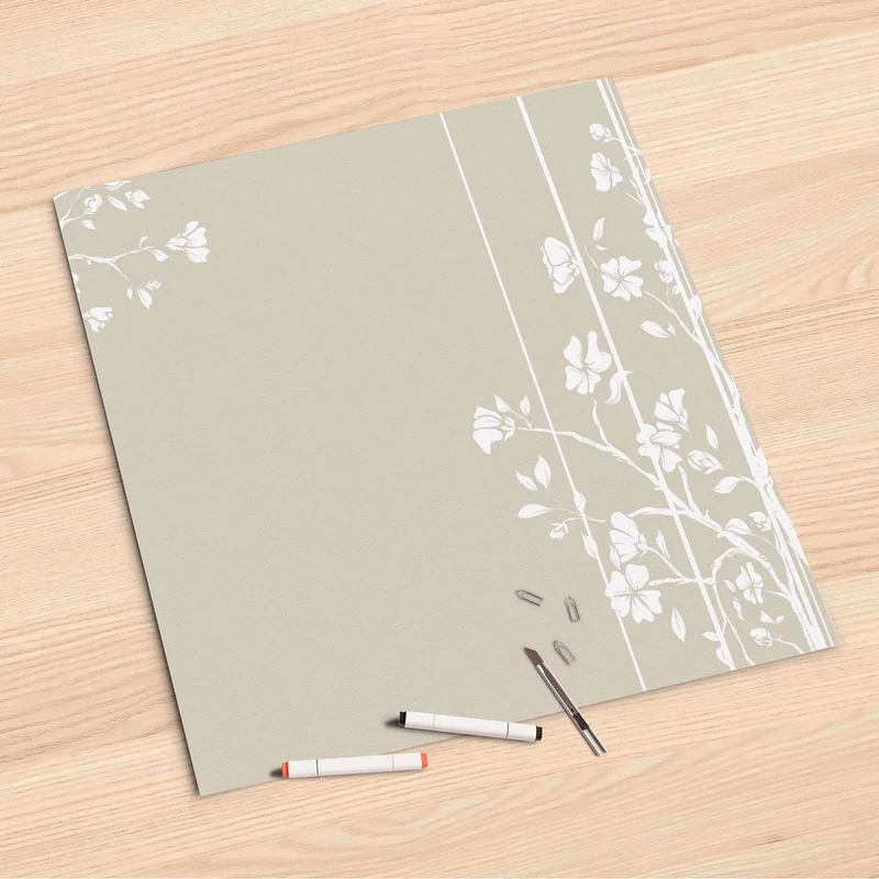 Folienbogen (60x60 cm) - Design: Florals Plain 3