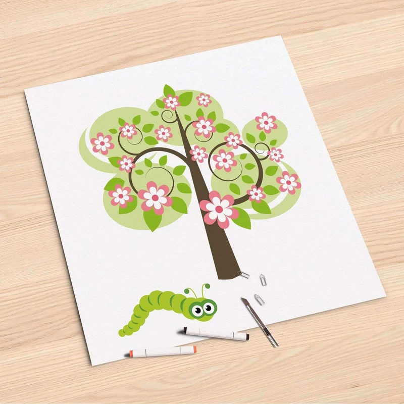 Folienbogen (60x60 cm) - Design: Blooming Tree