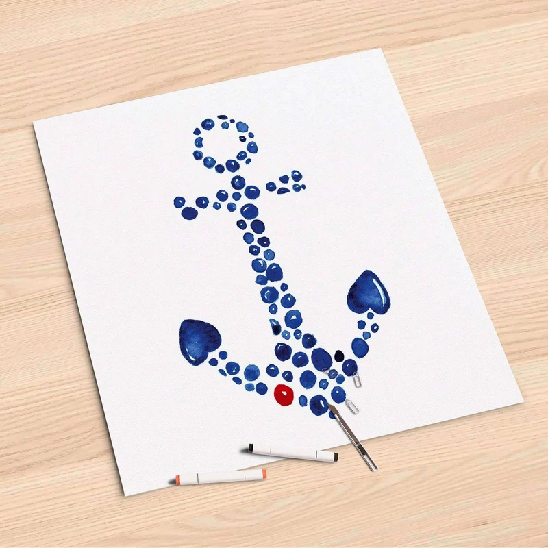 Folienbogen (60x60 cm) - Design: Anker