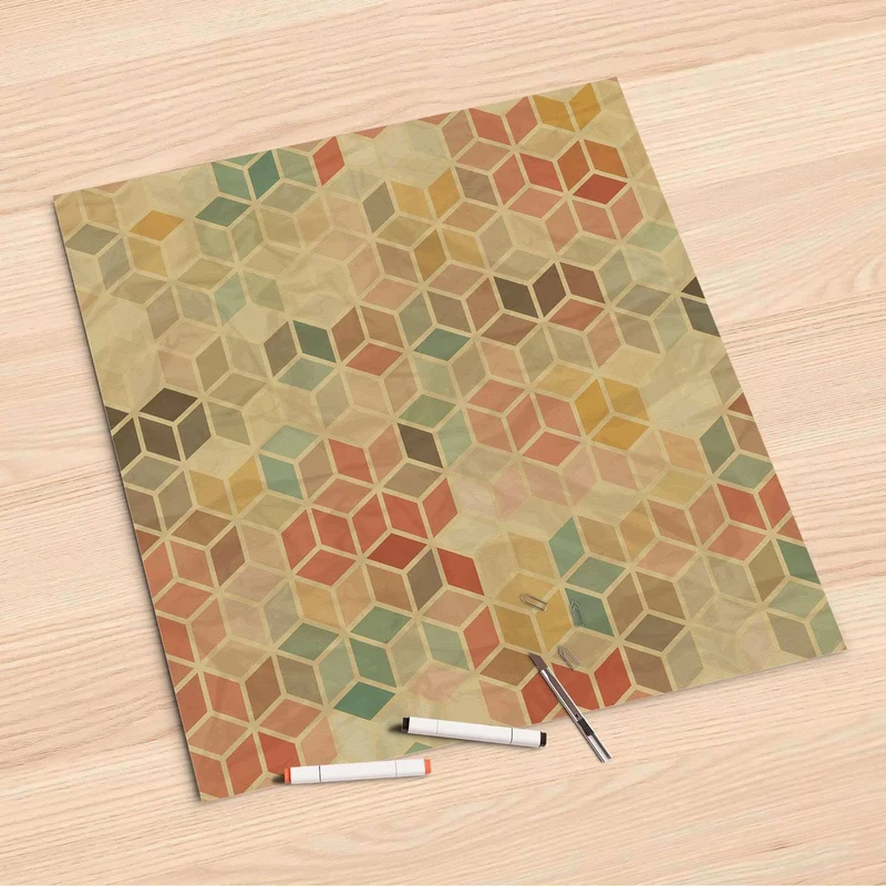 Folienbogen (60x60 cm) - Design: 3D Retro