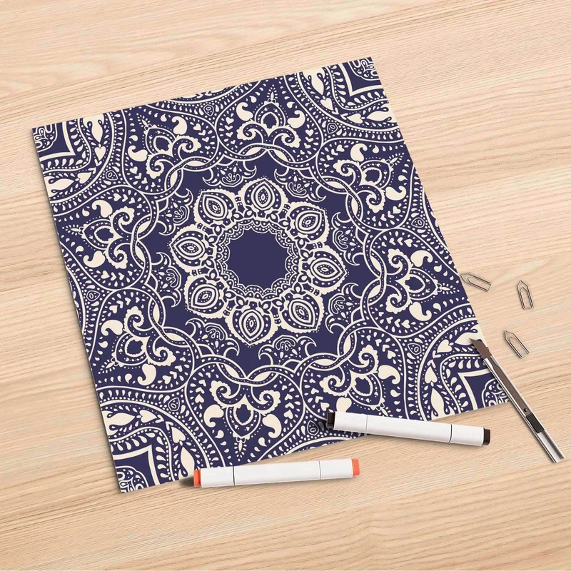 Folienbogen (30x30 cm) - Design: Blue Mandala
