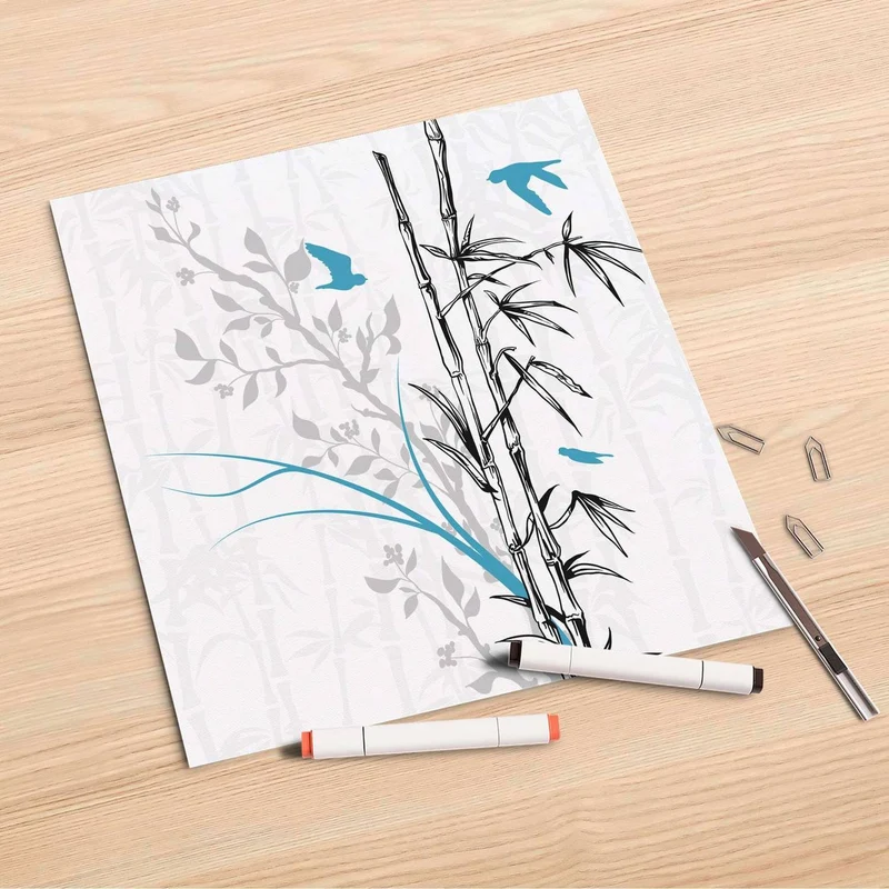 Folienbogen (30x30 cm) - Design: Bamboo 1