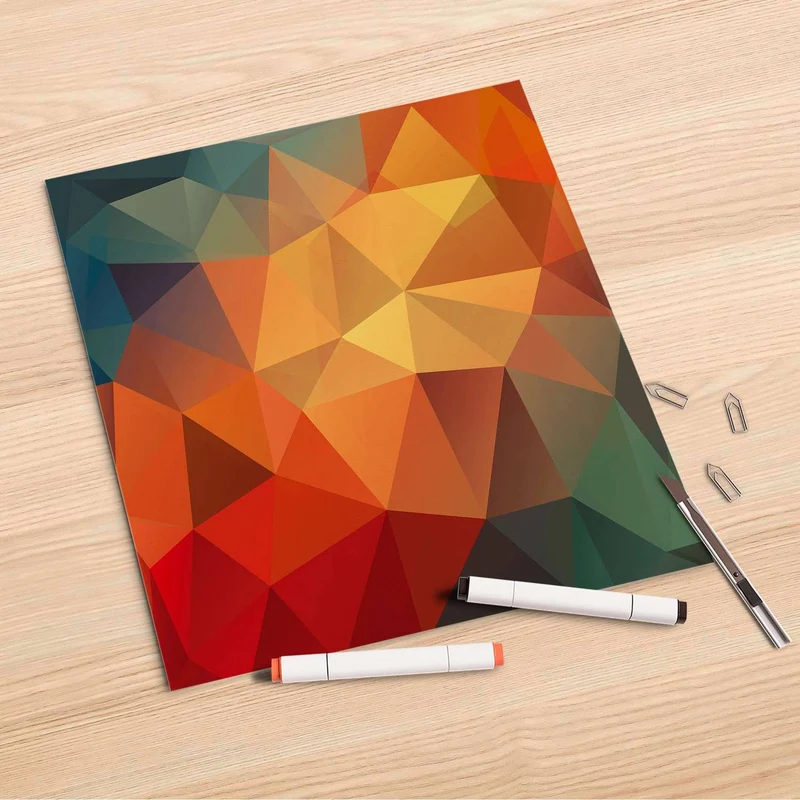 Folienbogen (30x30 cm) - Design: Polygon