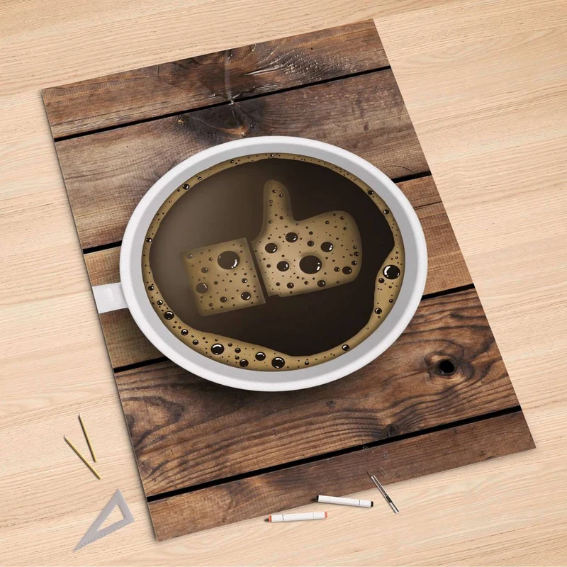 Folienbogen (100x150 cm) - Design: Sweet Coffee