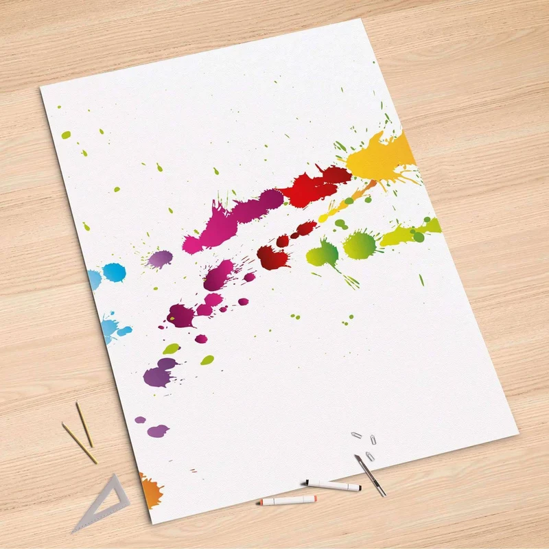 Folienbogen (100x150 cm) - Design: Splash 2