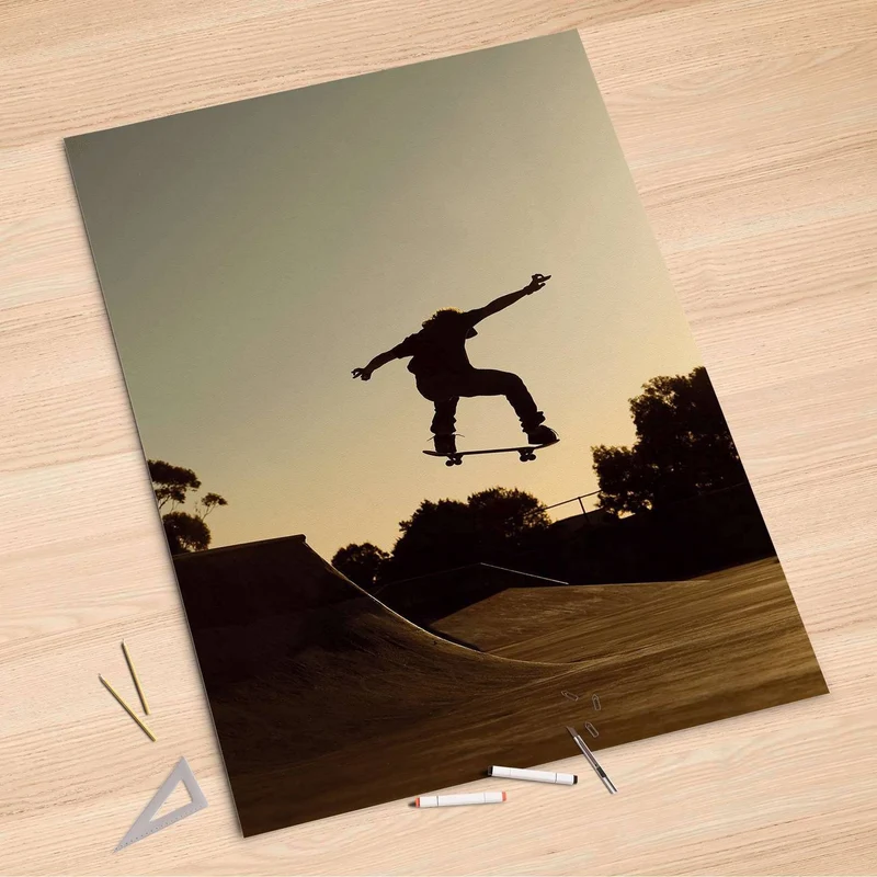 Folienbogen (100x150 cm) - Design: Skater