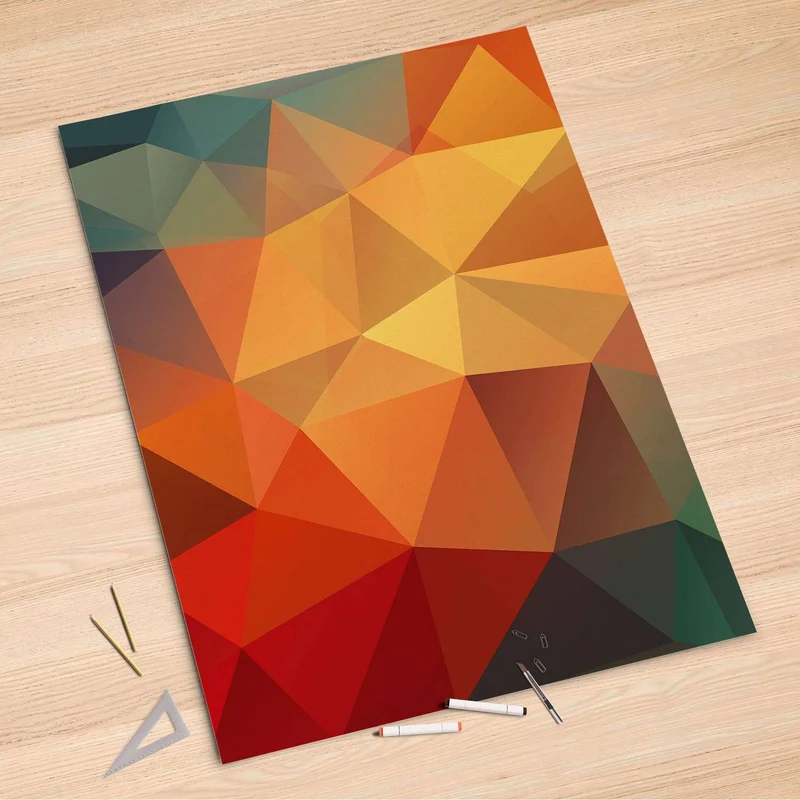 Folienbogen (100x150 cm) - Design: Polygon