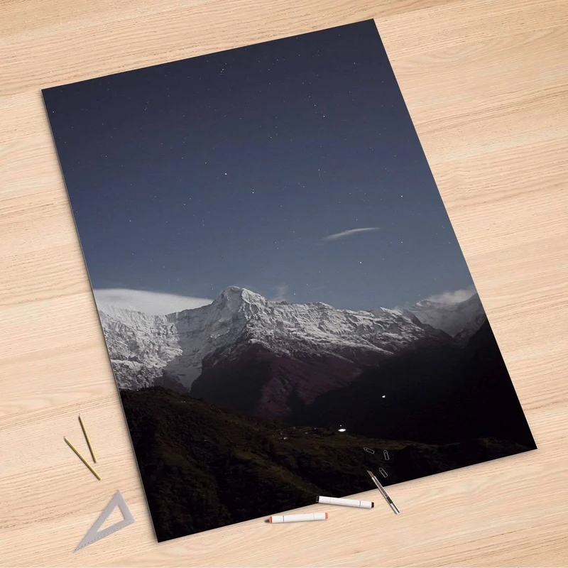 Folienbogen (100x150 cm) - Design: Mountain Sky
