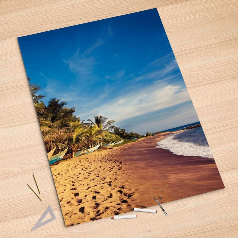 Folienbogen (100x150 cm) - Design: Longboat Beach