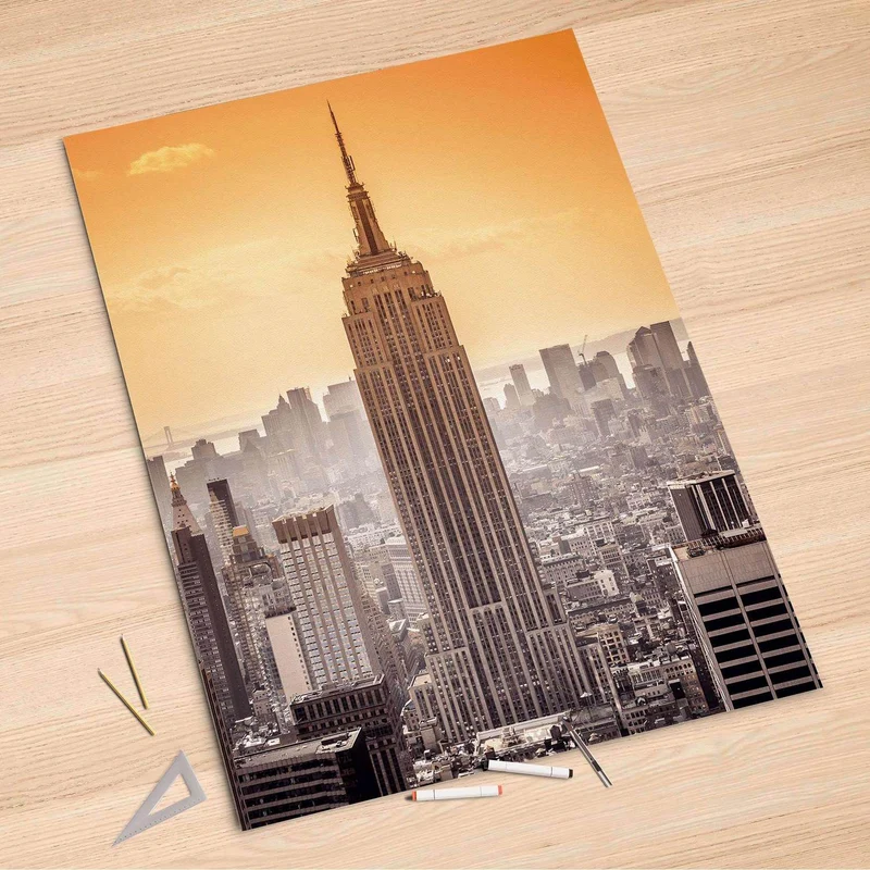 Folienbogen (100x150 cm) - Design: Empire State Building