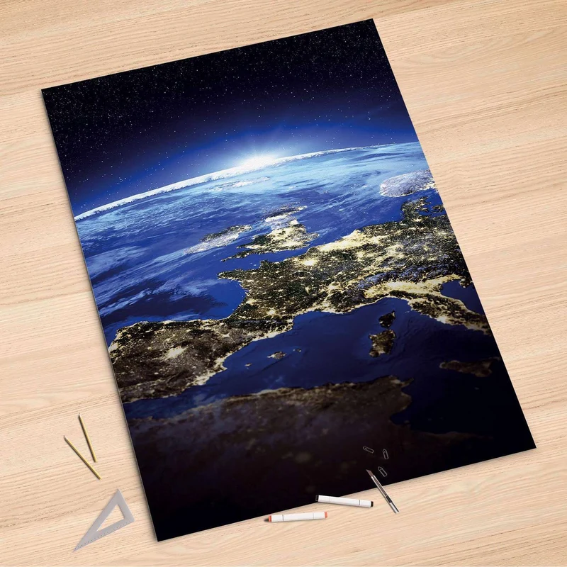 Folienbogen (100x150 cm) - Design: Earth View