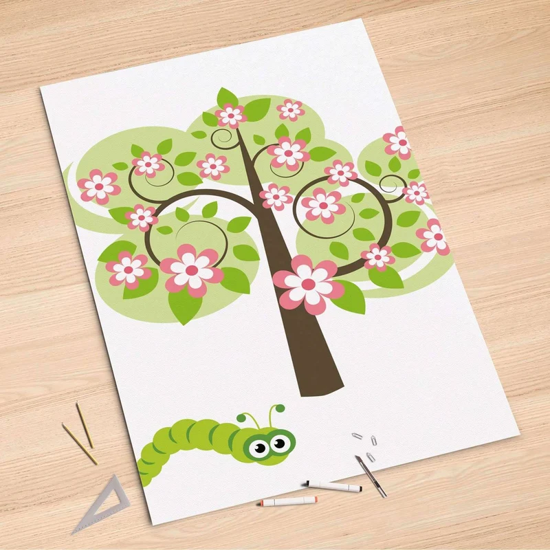 Folienbogen (100x150 cm) - Design: Blooming Tree