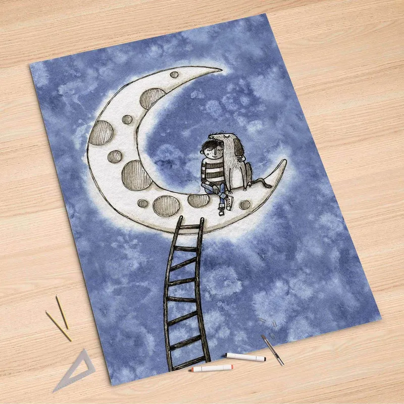 Folienbogen (100x150 cm) - Design: Besuch
