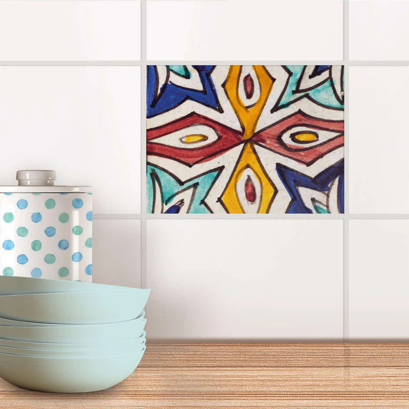 Fliesenfolie für Küche & Bad - Design: Spanish Tile 4