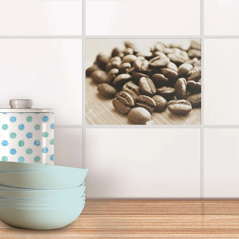 Fliesenfolie für Küche & Bad - Design: Coffee Beans