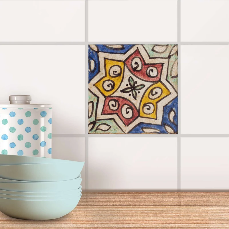 Fliesenaufkleber für Küche & Bad - Design: Spanish Tile 6