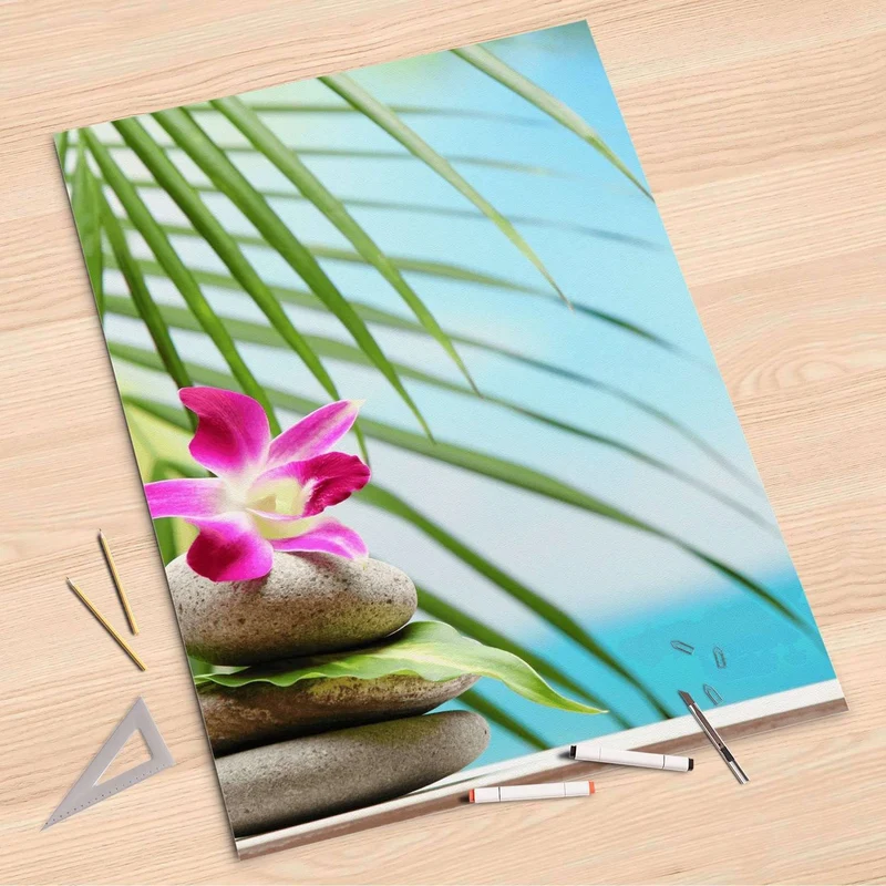 Folienbogen (80x120 cm) - Design: Lotus Flower