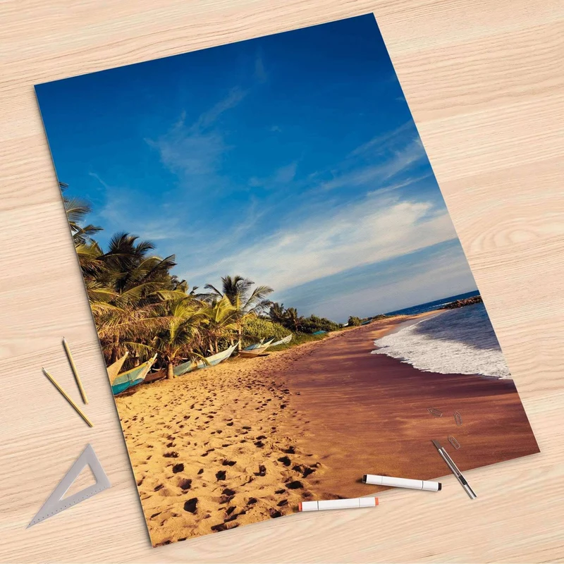 Folienbogen (80x120 cm) - Design: Longboat Beach