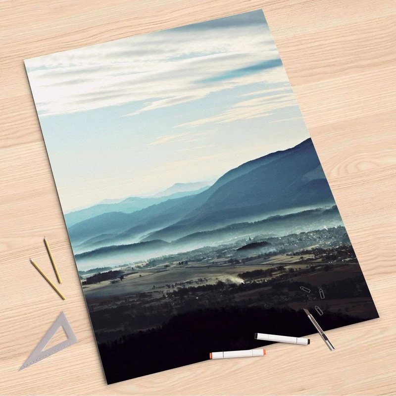 Folienbogen (80x120 cm) - Design: Fog Village