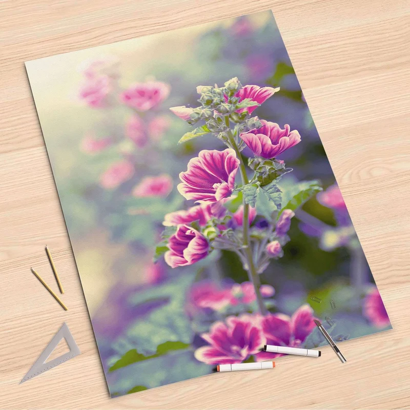 Folienbogen (80x120 cm) - Design: Flower Gaze