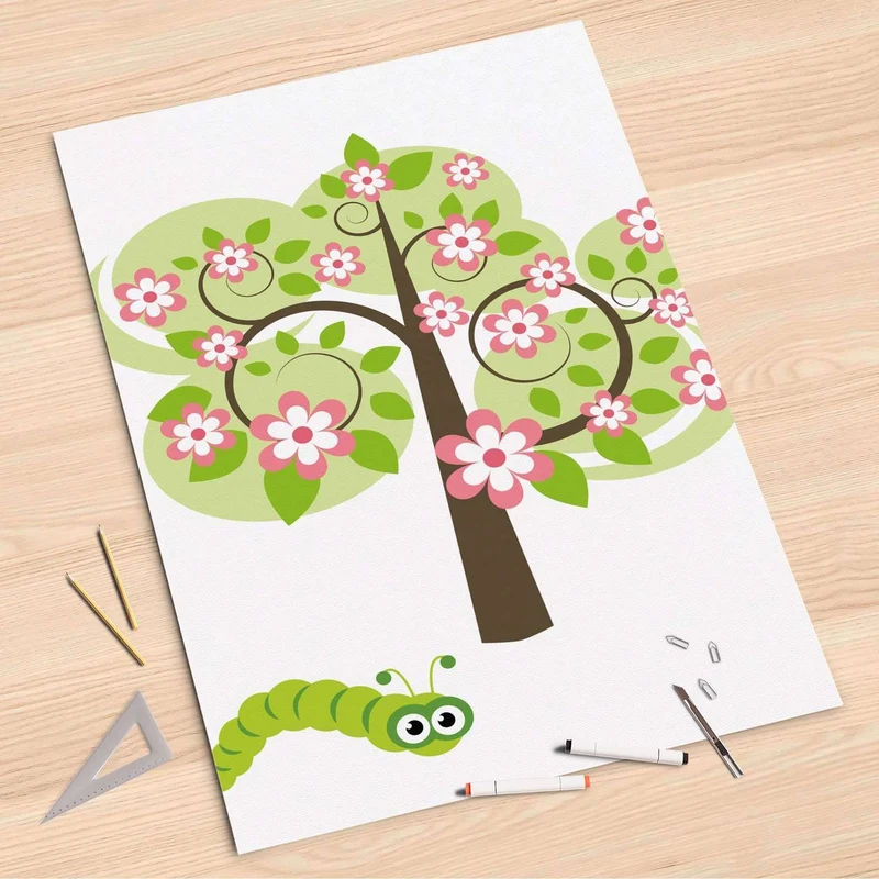 Folienbogen (80x120 cm) - Design: Blooming Tree