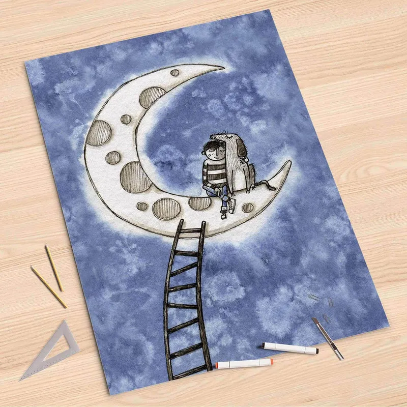 Folienbogen (80x120 cm) - Design: Besuch
