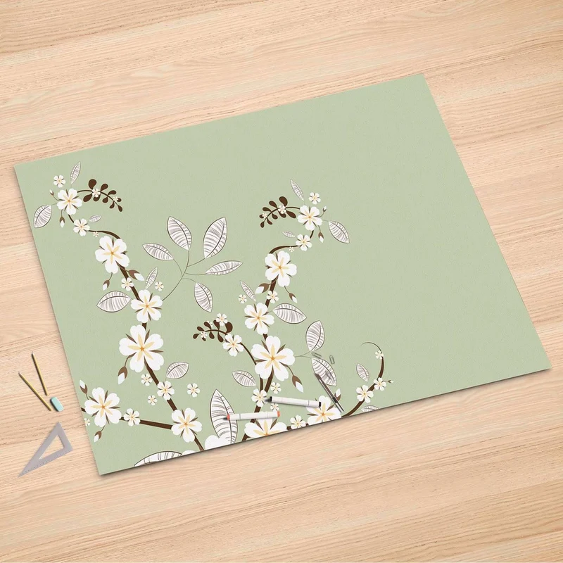 Folienbogen (150x100 cm) - Design: White Blossoms
