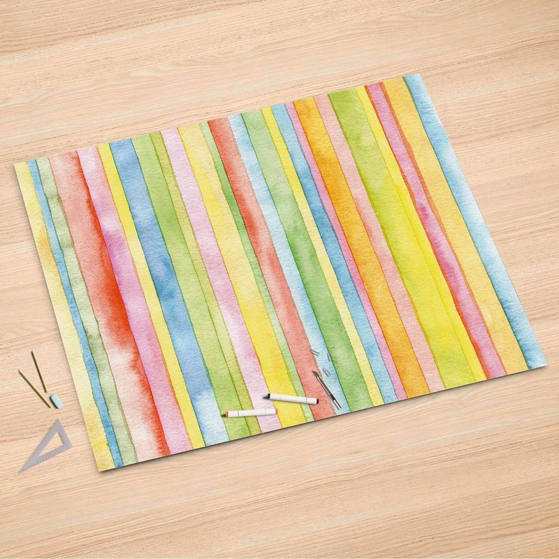 Folienbogen (150x100 cm) - Design: Watercolor Stripes
