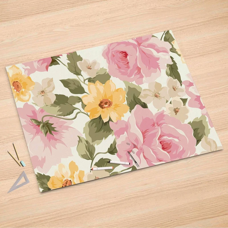 Folienbogen (150x100 cm) - Design: Vintage Flowers