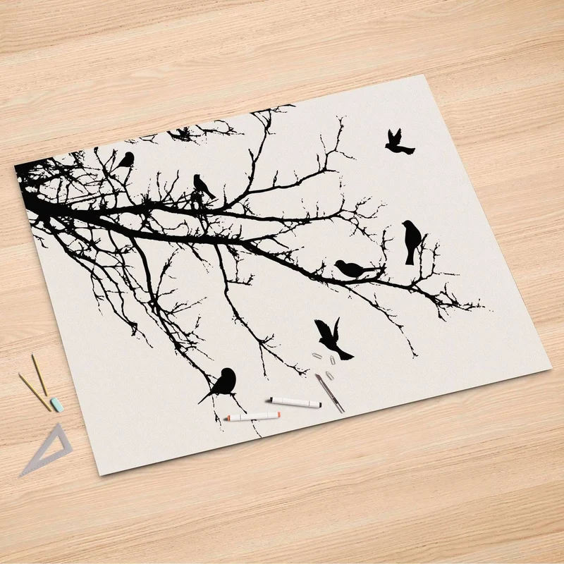 Folienbogen (150x100 cm) - Design: Tree and Birds 1