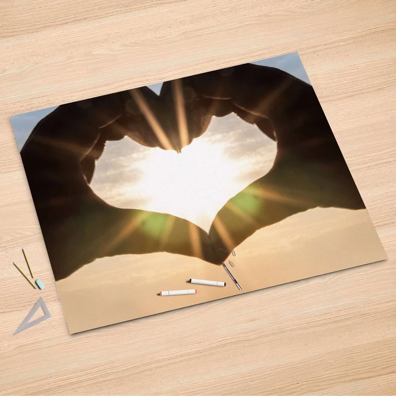 Folienbogen (150x100 cm) - Design: Sunny Heart