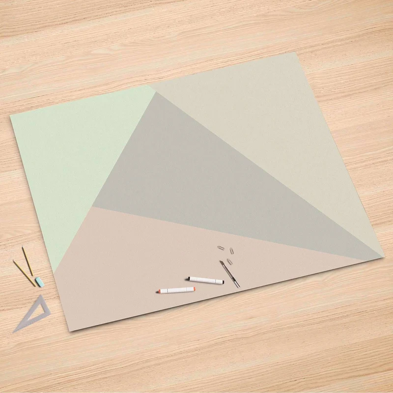 Folienbogen (150x100 cm) - Design: Pastell Geometrik