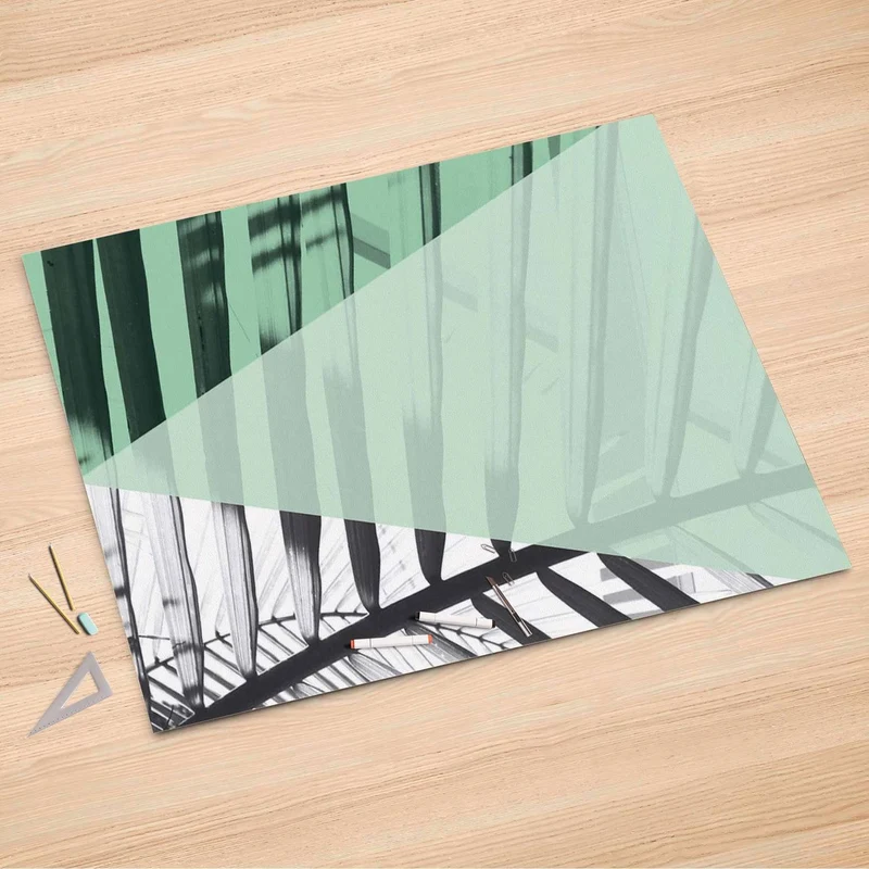 Folienbogen (150x100 cm) - Design: Palmen mint
