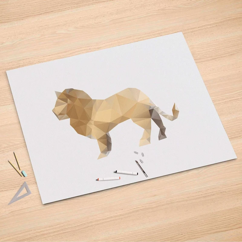 Folienbogen (150x100 cm) - Design: Origami Lion