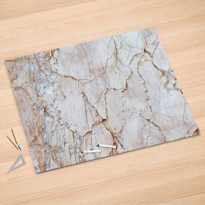 Folienbogen (150x100 cm) - Design: Marmor rosa