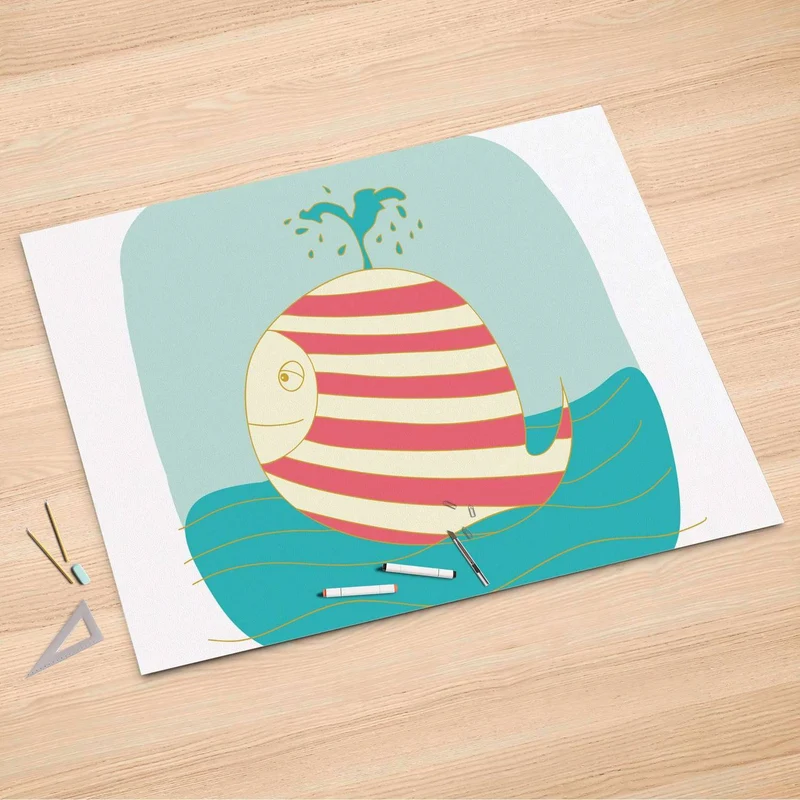 Folienbogen (150x100 cm) - Design: Funny Wale