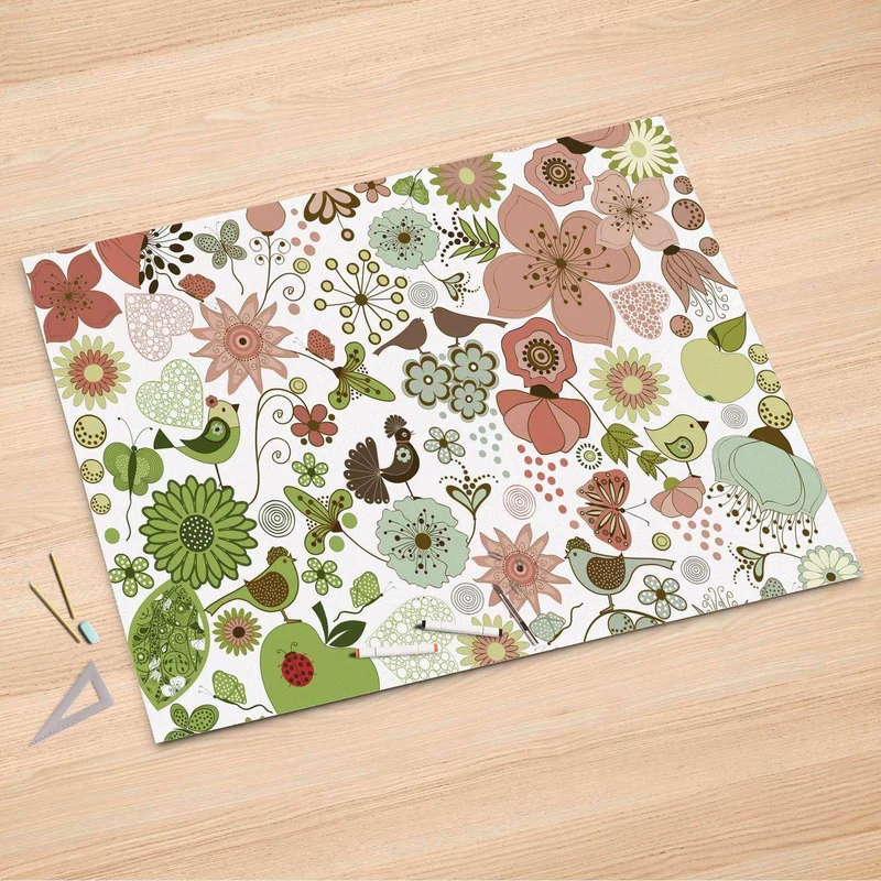 Folienbogen (150x100 cm) - Design: Flower Pattern
