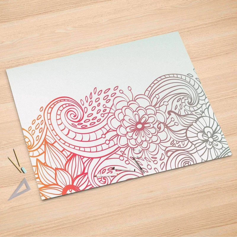 Folienbogen (150x100 cm) - Design: Floral Doodle