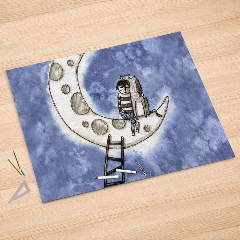 Folienbogen (150x100 cm) - Design: Besuch