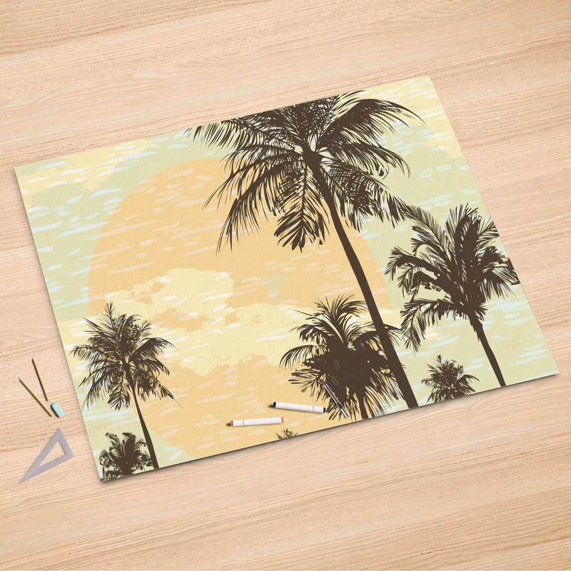 Folienbogen (150x100 cm) - Design: Beach Palms