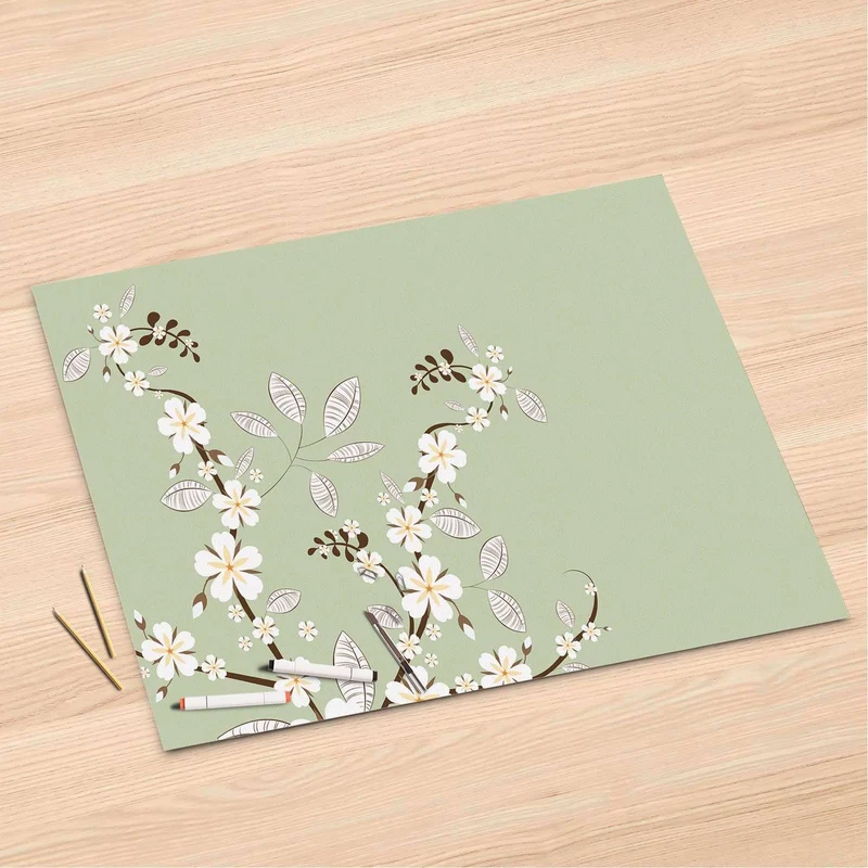 Folienbogen (120x80 cm) - Design: White Blossoms