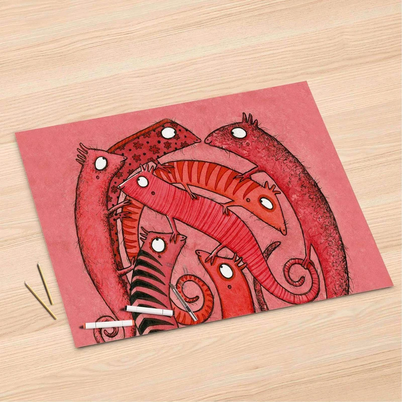 Folienbogen (120x80 cm) - Design: Wer mit wem
