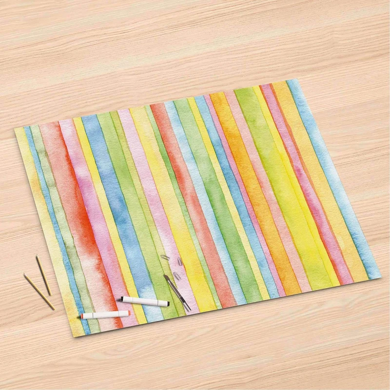 Folienbogen (120x80 cm) - Design: Watercolor Stripes