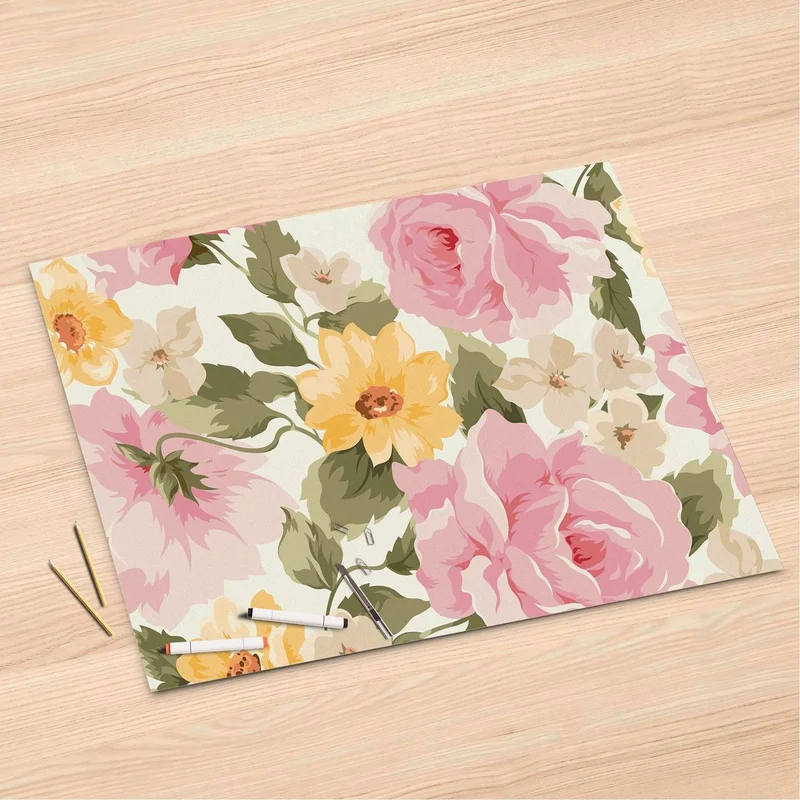 Folienbogen (120x80 cm) - Design: Vintage Flowers