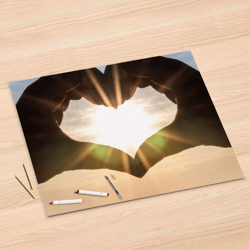 Folienbogen (120x80 cm) - Design: Sunny Heart