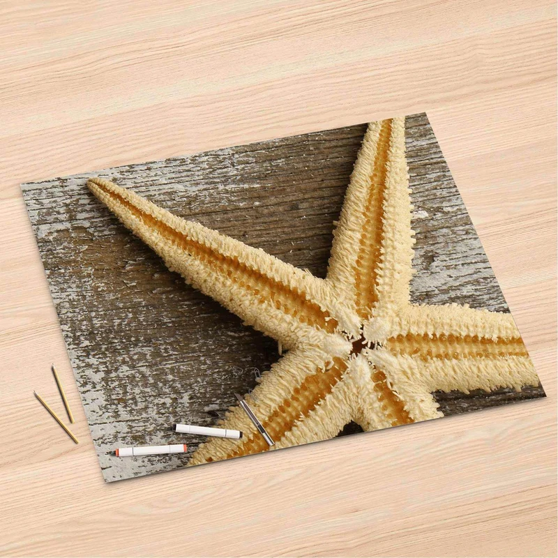 Folienbogen (120x80 cm) - Design: Starfish