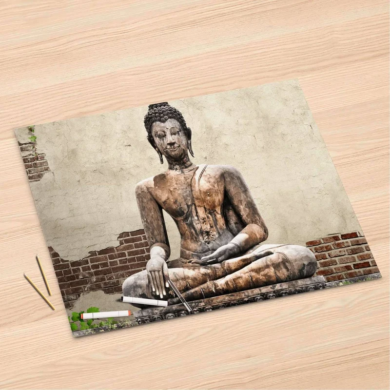 Folienbogen (120x80 cm) - Design: Relaxing Buddha