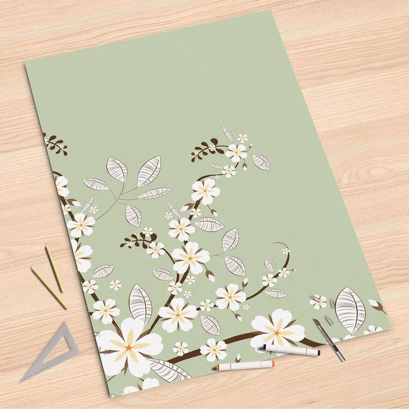 Folienbogen (80x120 cm) - Design: White Blossoms