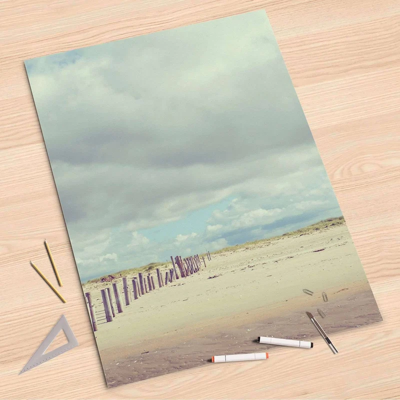 Folienbogen (80x120 cm) - Design: Wellenbrecher
