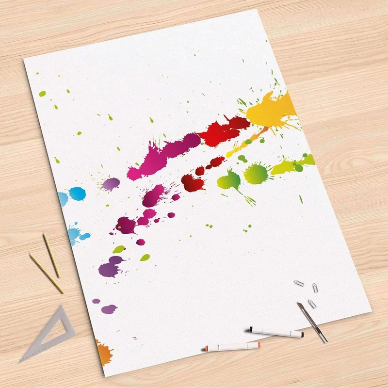 Folienbogen (80x120 cm) - Design: Splash 2